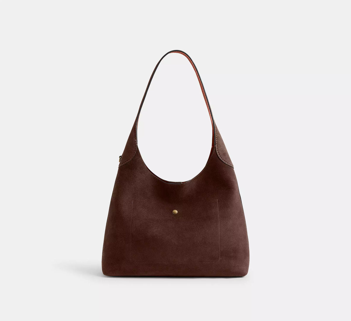 Coach Brooklyn Shoulder Bag 34 - Brass/Dark Chocolate