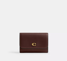 Coach Essential Flap Card Case -  Brass/Maple