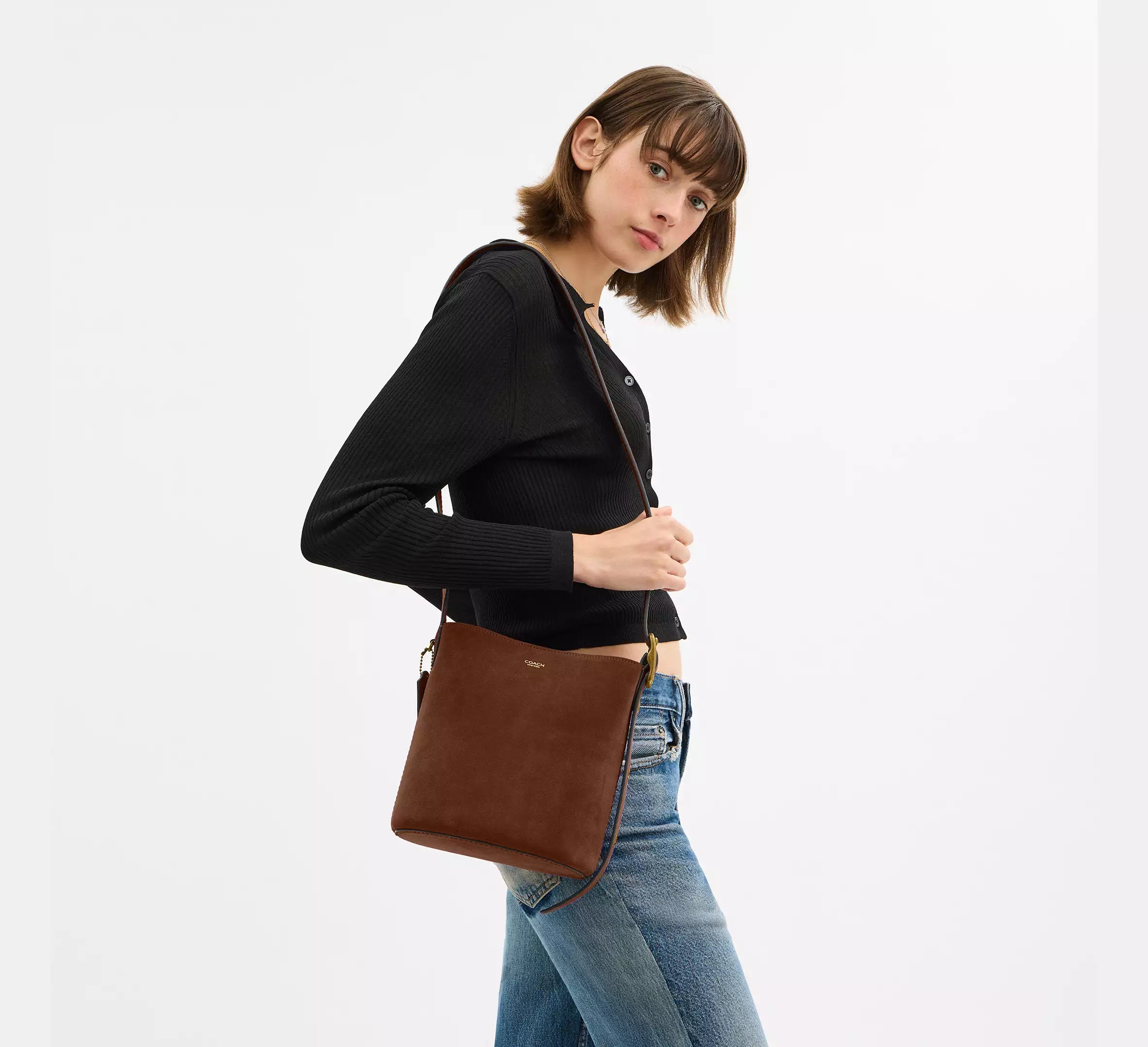 Coach Bleecker Bucket Bag 21 - Brass