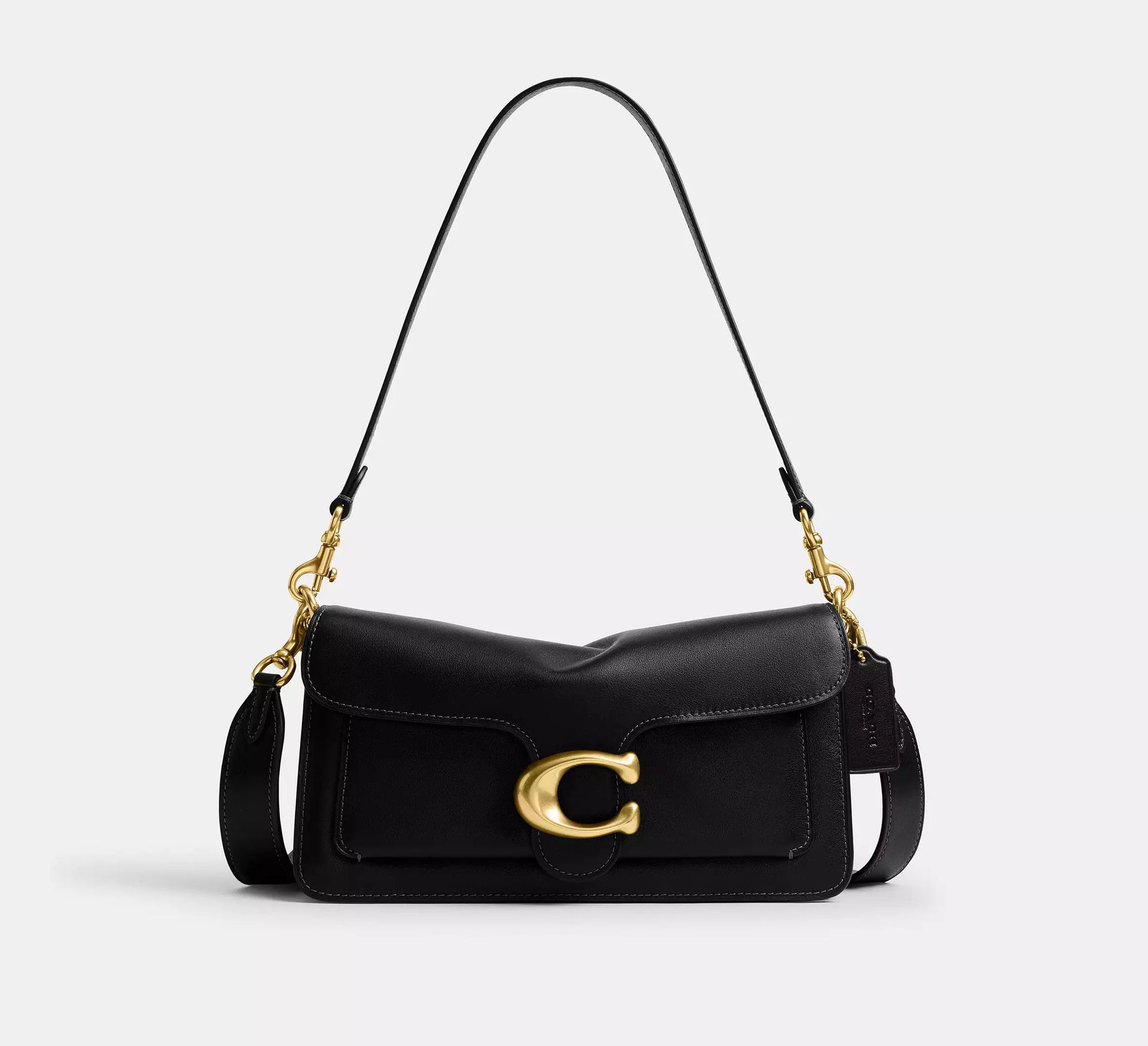Coach Tabby Shoulder Bag 26 - Brass/Black – Kanadadan Kapına