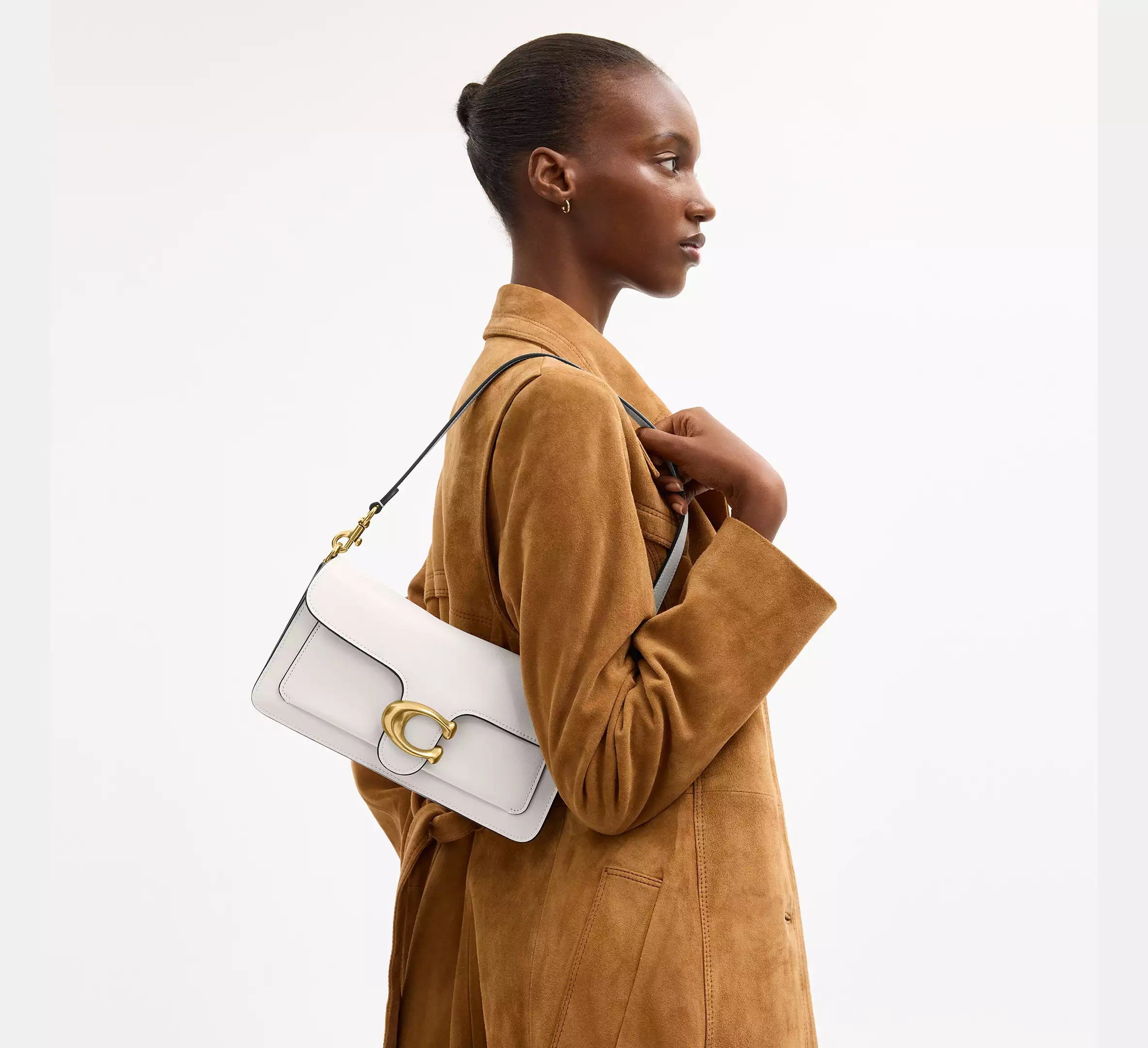 Coach Tabby Shoulder Bag 26 - Brass/Chalk – Kanadadan Kapına