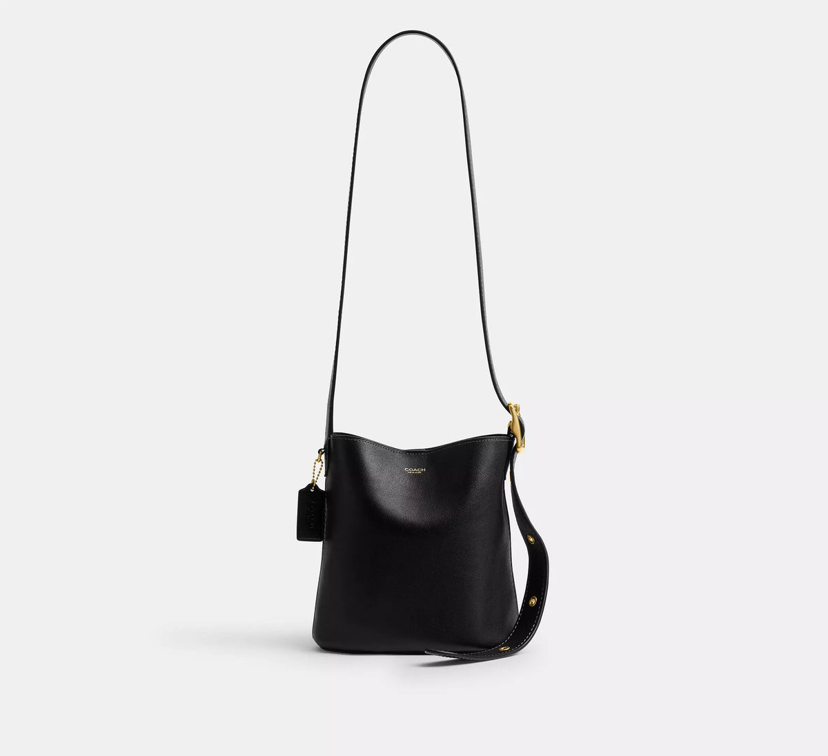 Coach Bleecker Bucket Bag 21 - Brass/Black - Hemen Teslimde
