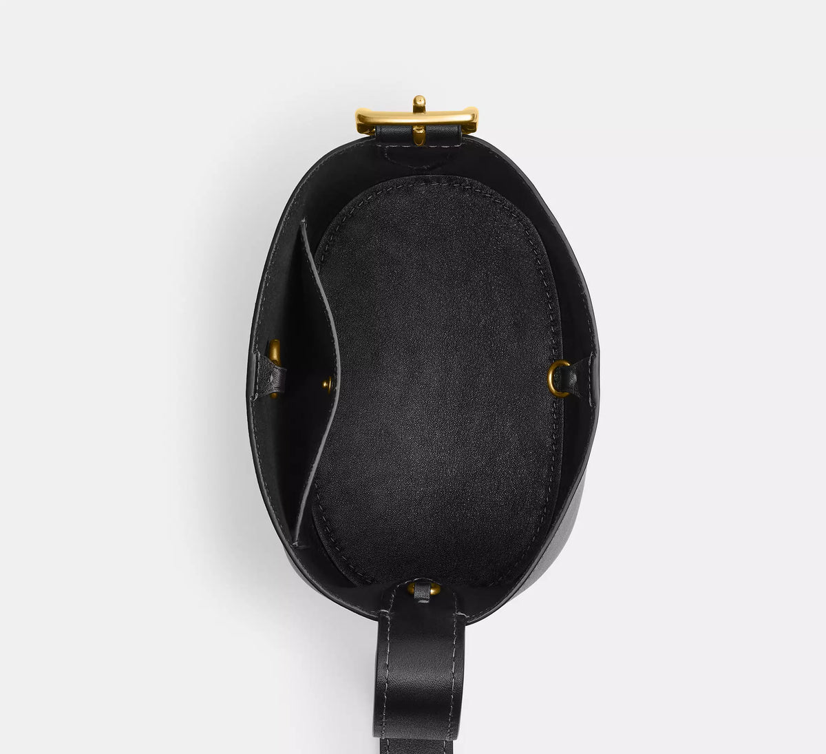 Coach Bleecker Bucket Bag 21 - Brass/Black - Hemen Teslimde