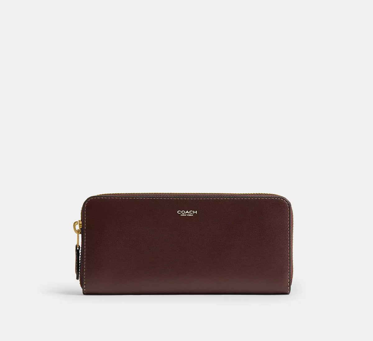 Coach New York Slim Accordion Zip Wallet   - SEZON  -   Brass/Maple
