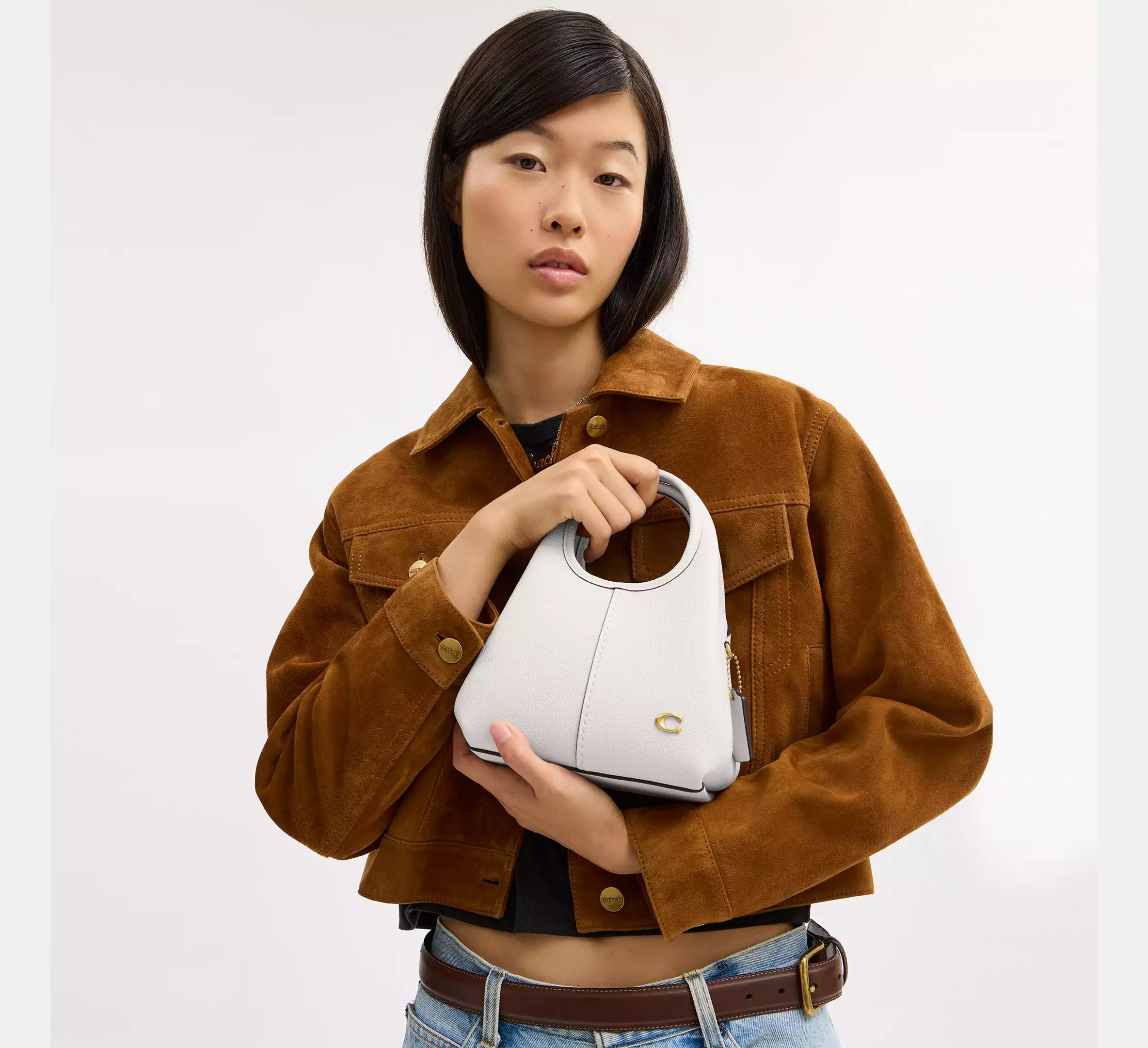 Coach Lana Shoulder Bag 19 SEZON - Brass/Chalk – Kanadadan Kapına