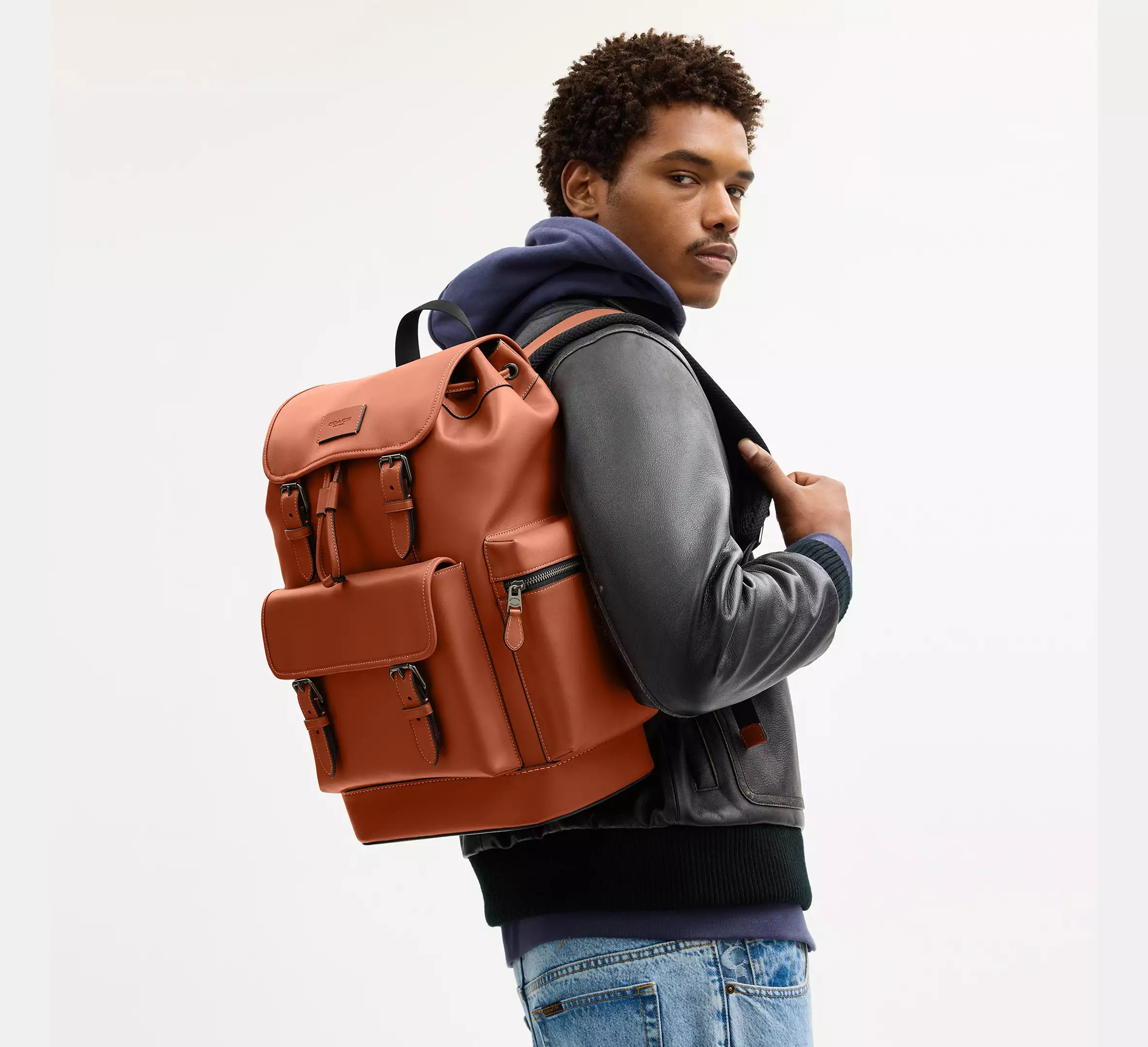 Coach Sprint Backpack - Gunmetal/Tan