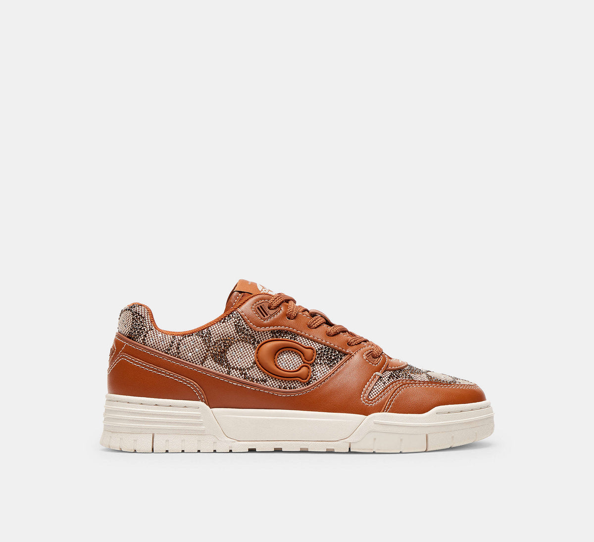 Coach Women's Soho Sneaker In Crystal Signature Jacquard - Cocoa/Burnished Amber