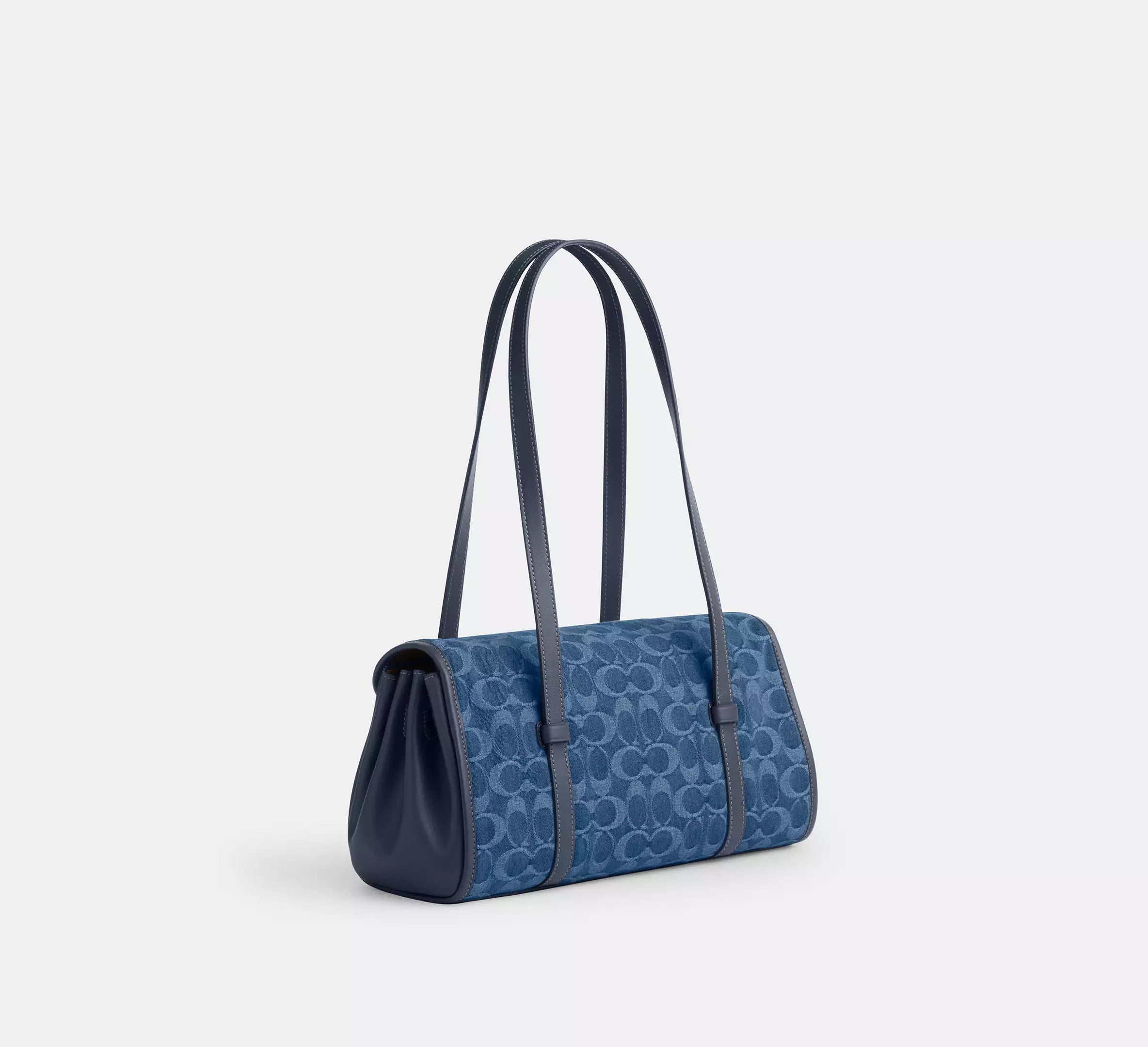 Coach Bridget Flap Shoulder Bag In Signature Denim - Gold/Indigo