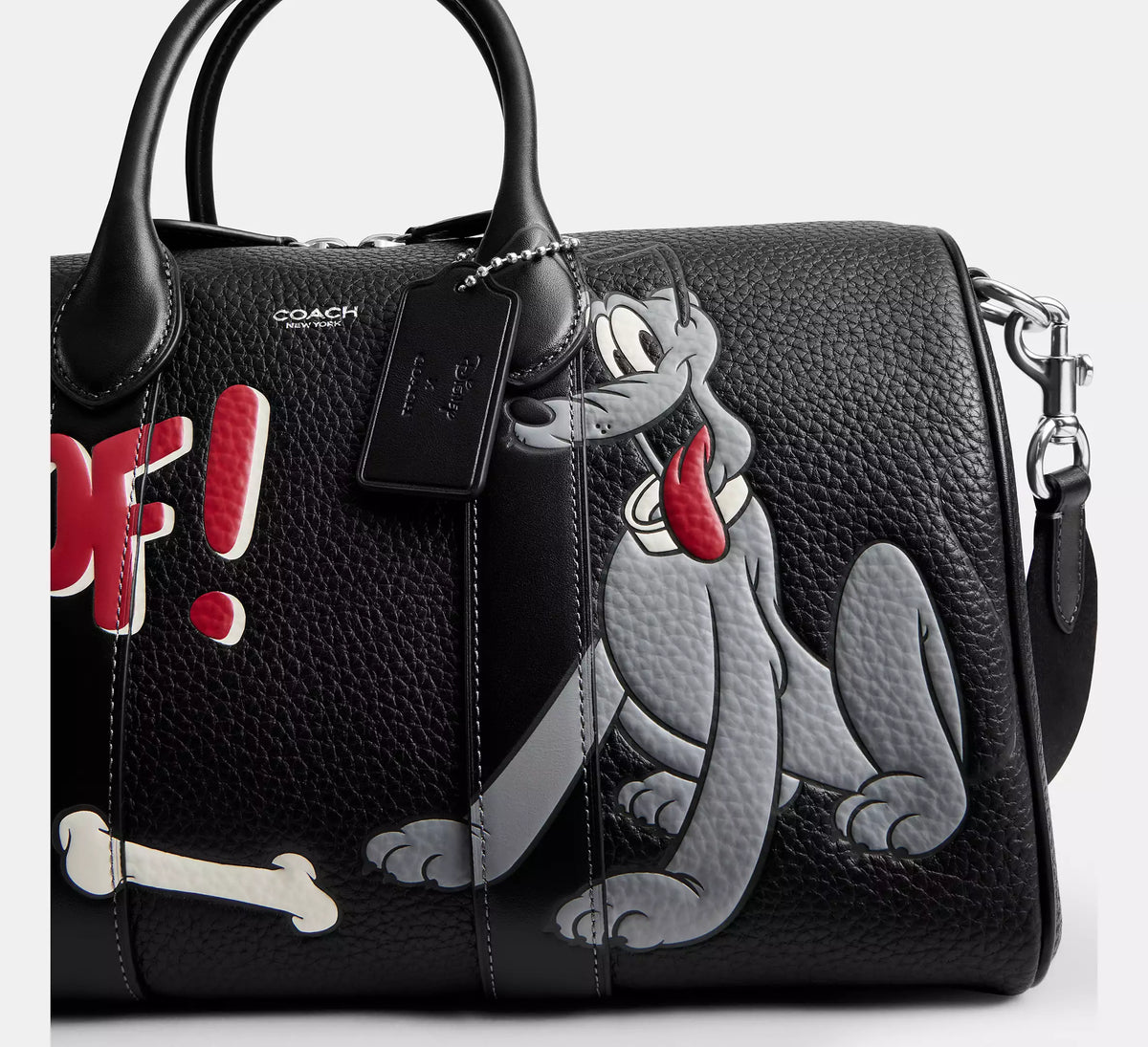 Coach Disney X Coach Compass Bag 35 With Pluto  -  Black
