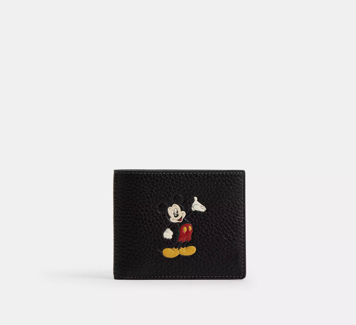 Coach Disney X Coach 3-In-1 Wallet In Regenerative Leather With Mickey Mouse - Black