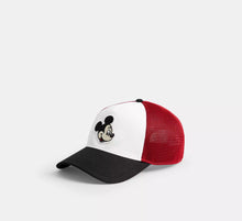 Coach Disney X Coach Trucker Hat With Mickey Mouse  -  Chalk Multi