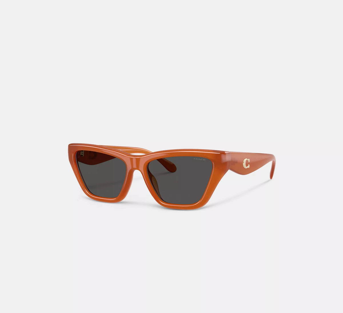 Coach C Hardware Cat Eye Sunglasses  -  Milky Amber