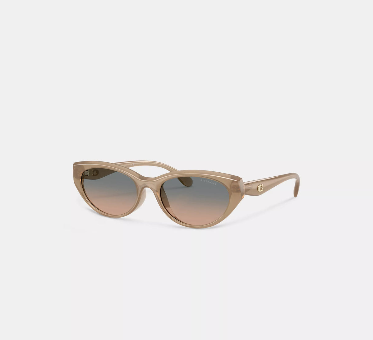 Coach C Hardware Oval Cat Eye Sunglasses  - Toasted Sesame