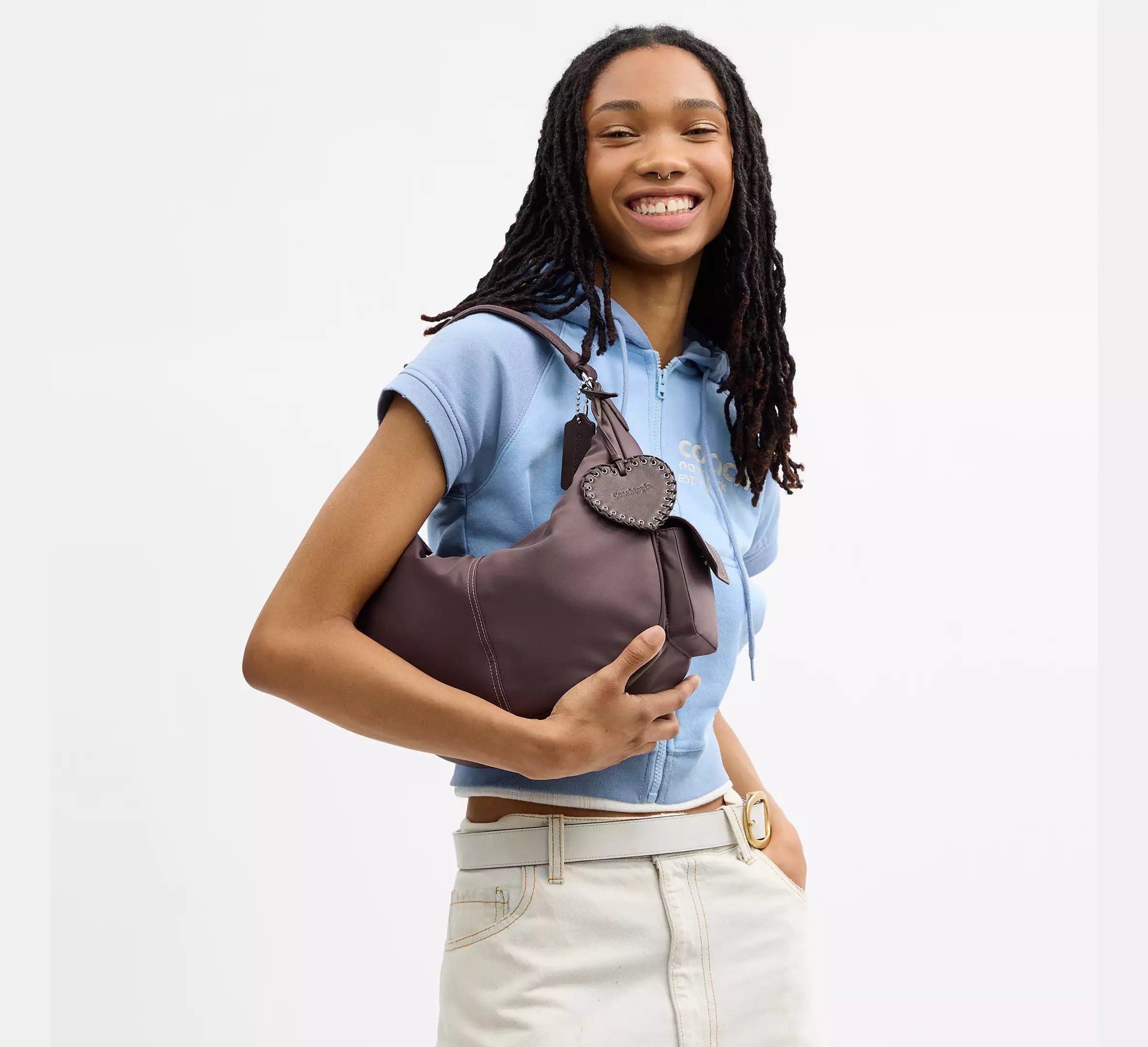 Coach Cargo Shoulder Bag  -   Maple
