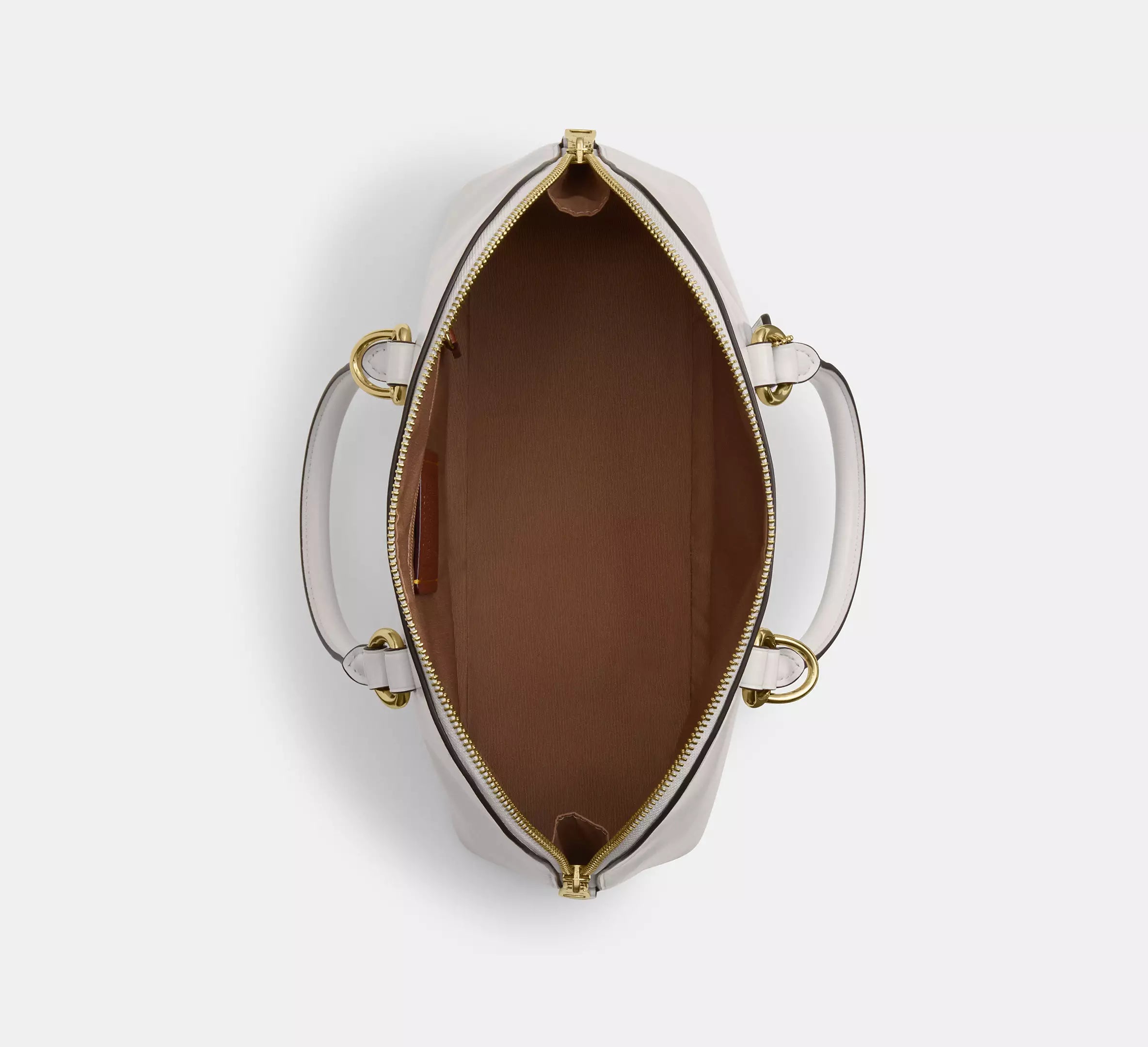 Coach Lara Satchel Bag - Gold/Chalk – Kanadadan Kapına