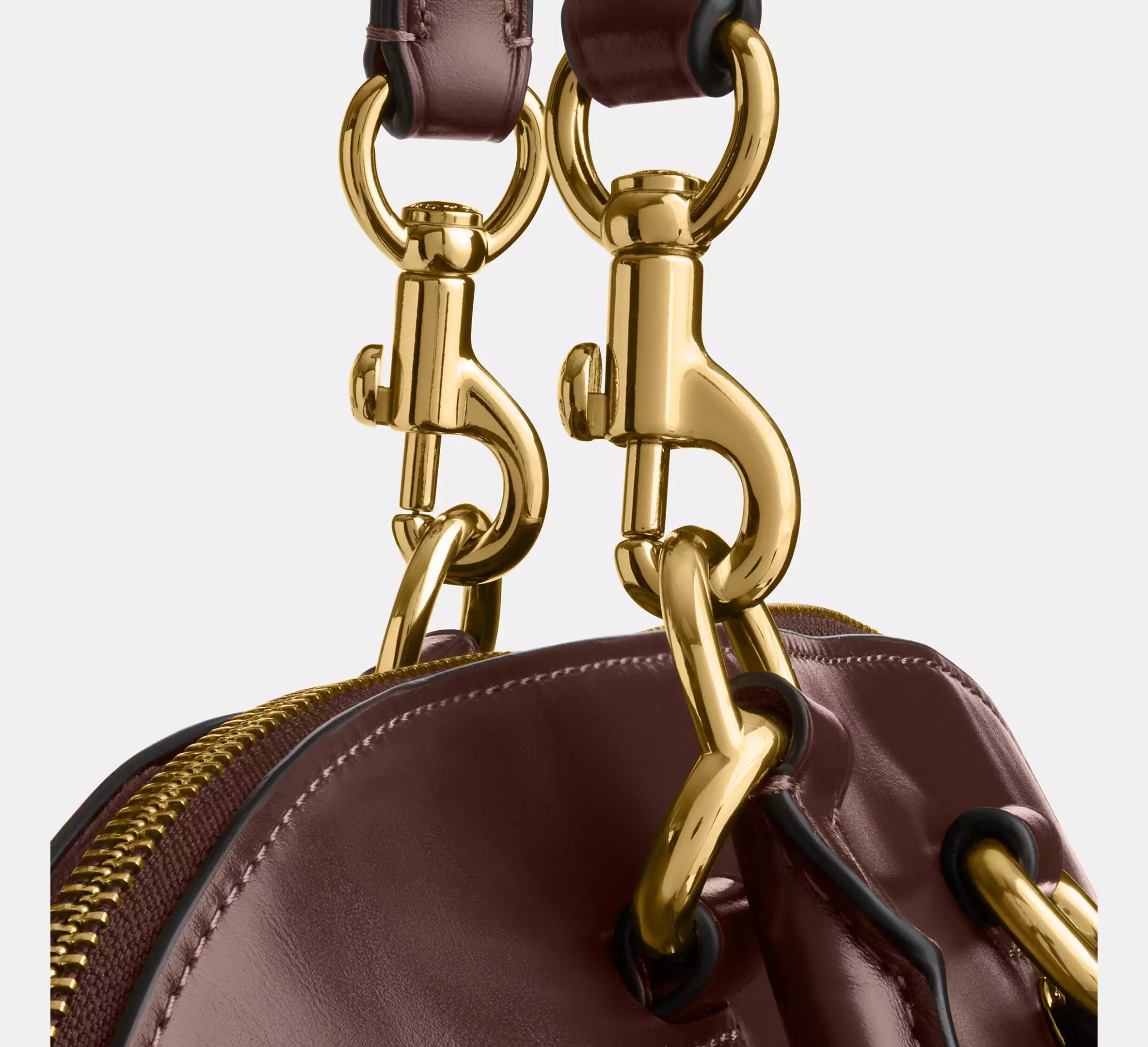 Coach Lara Satchel Bag - Gold/Maple – Kanadadan Kapına