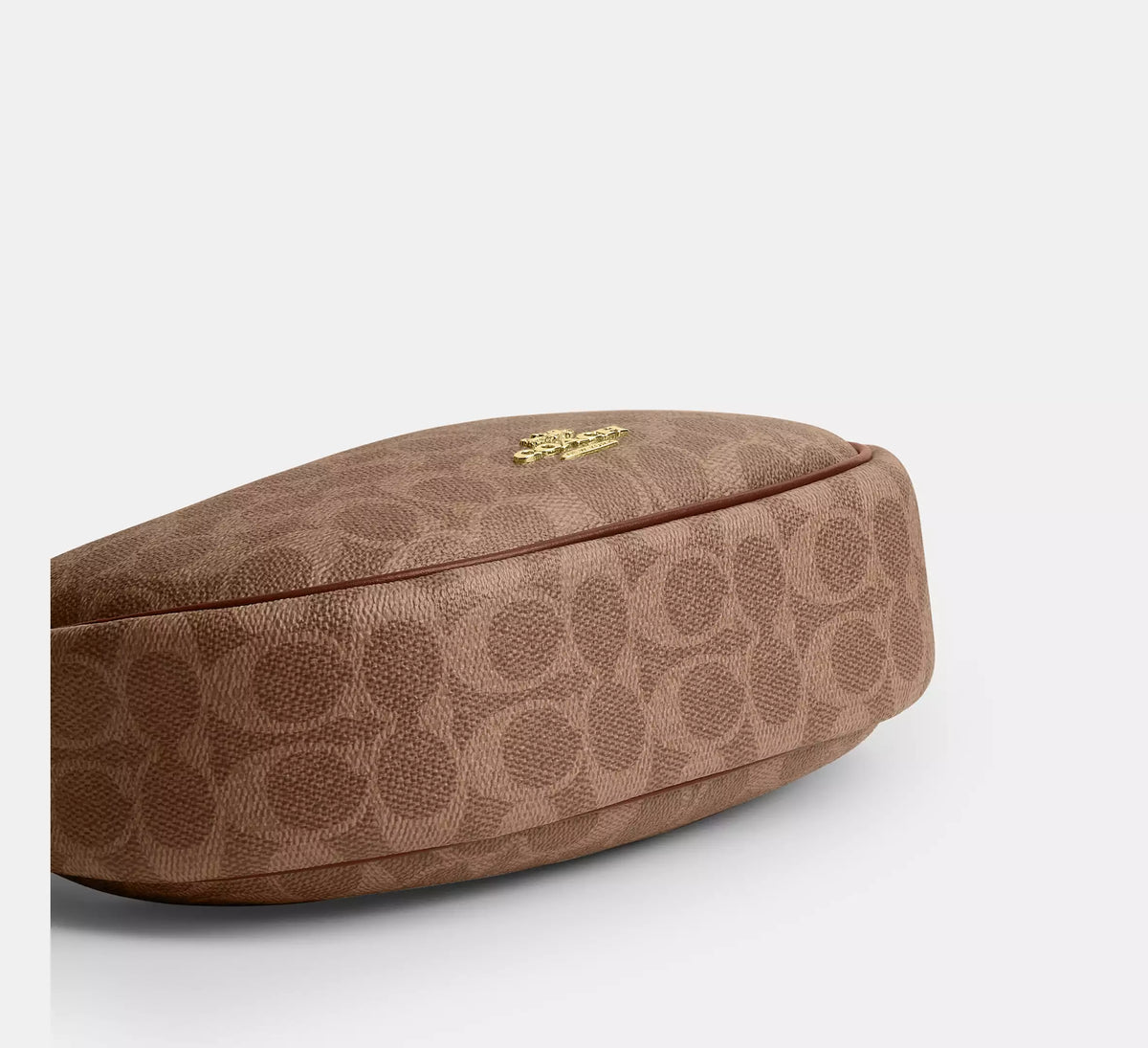 Coach Emily Shoulder Bag In Signature - Gold/Tan/Brown - Hemen Teslimde