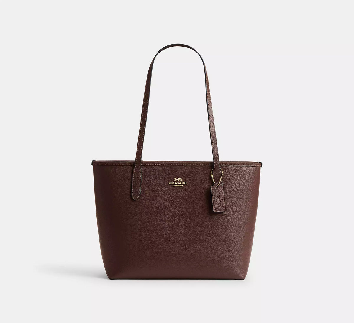 Coach  Medium City Tote Bag  -  Gold/Maple
