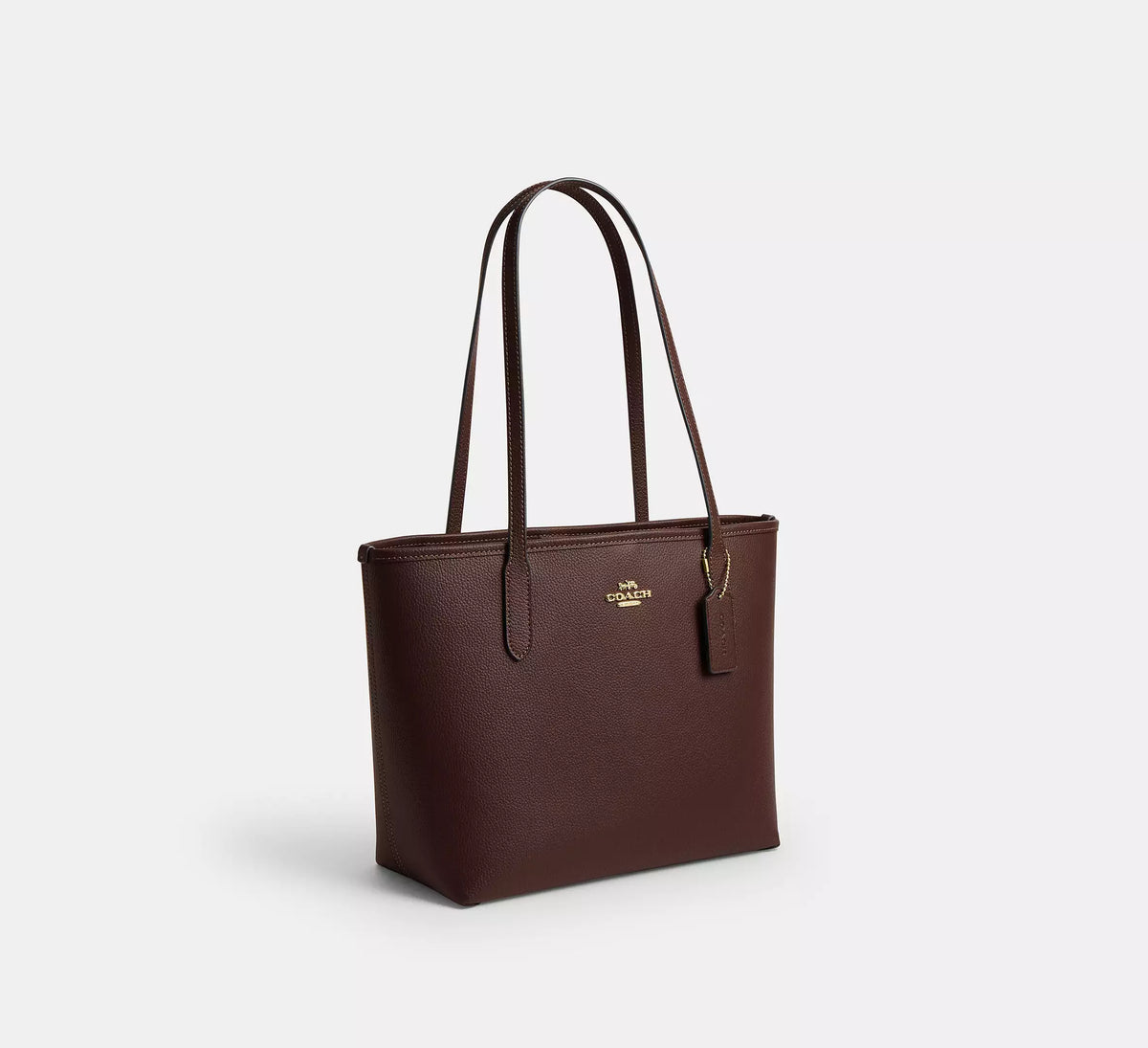 Coach  Medium City Tote Bag  -  Gold/Maple