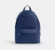 Coach Taylor Backpack  -  Silver/Deep Blue