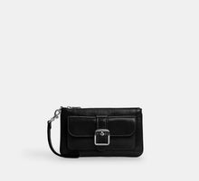 Coach Ashton Wristlet  -  Silver/Black