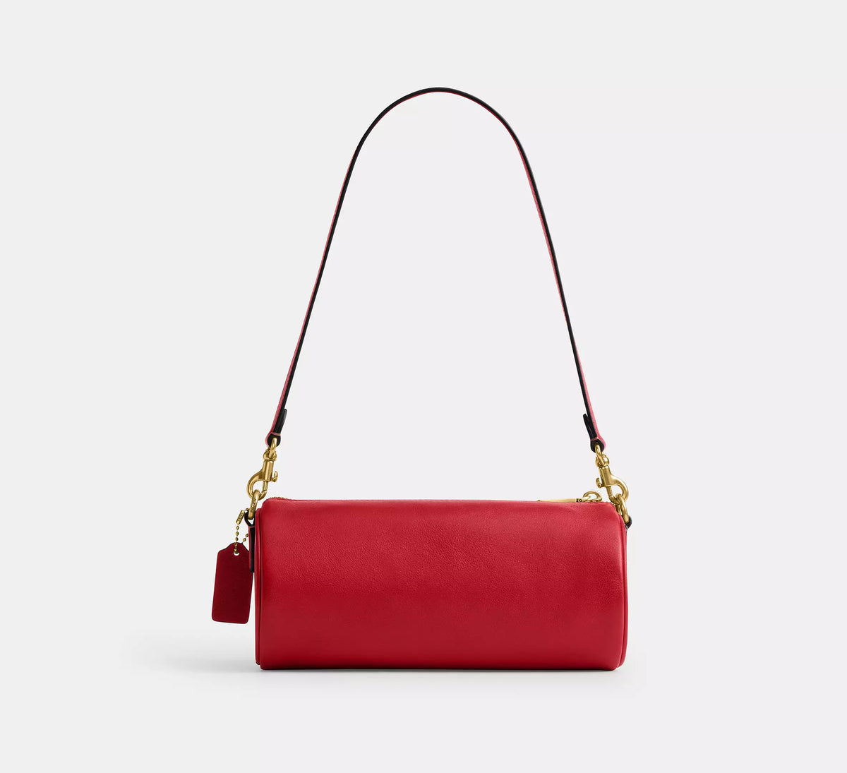 Coach Barrel Bag  -  Brass/Scarlet
