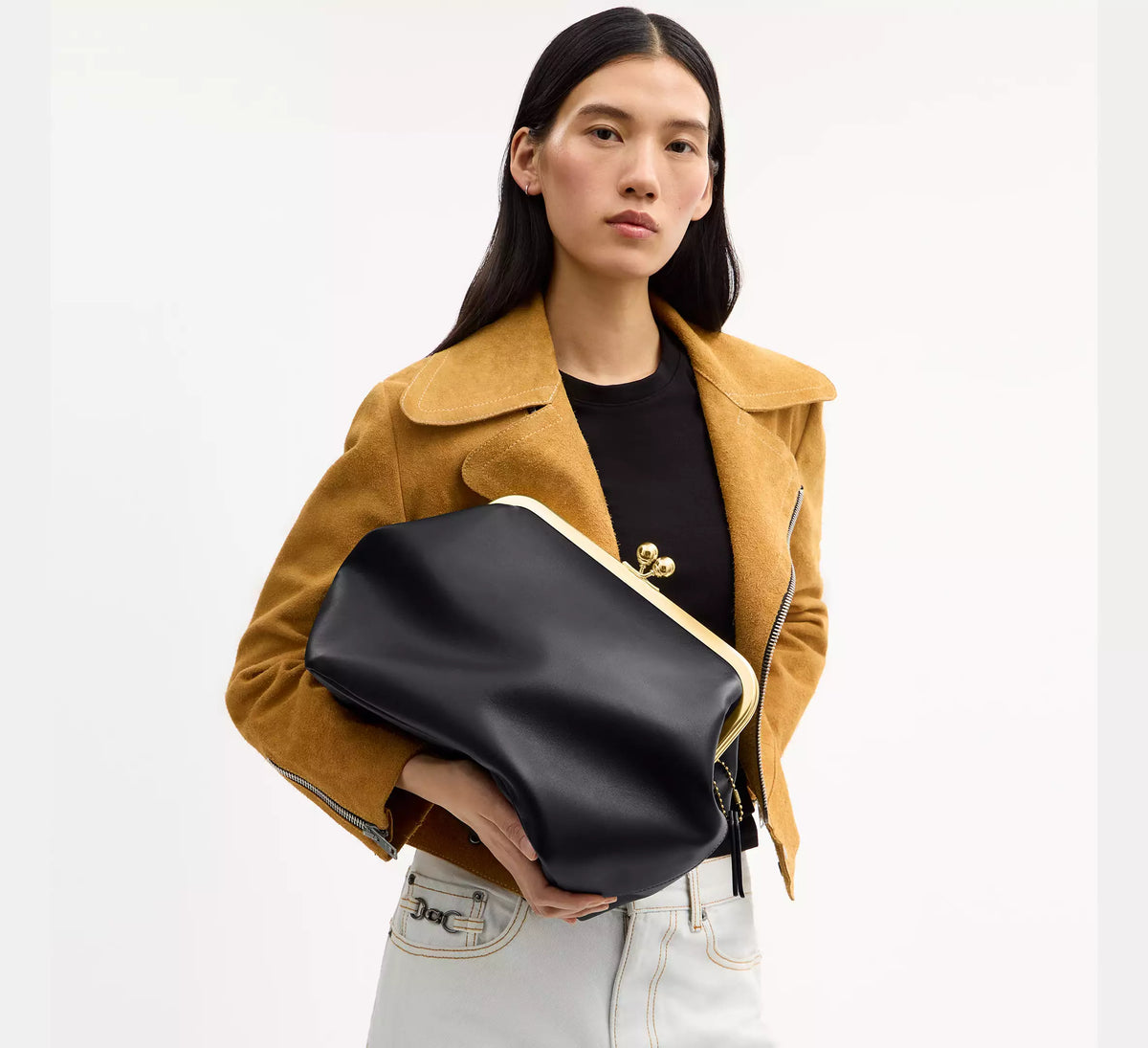 Coach Kisslock Frame Bag 27 SEZON  -  Brass/Black
