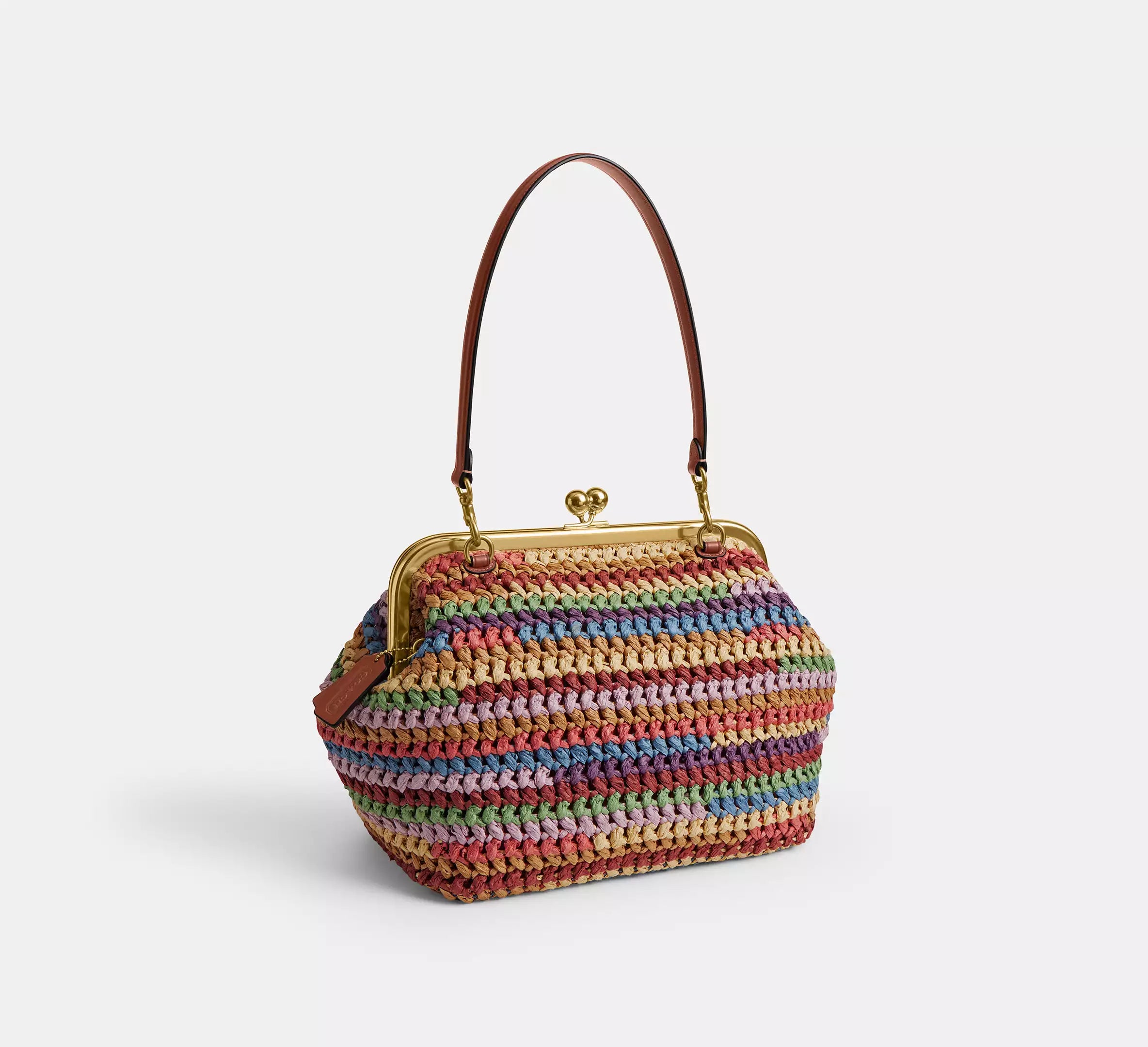 Coach Kisslock Frame Bag 27 SEZON - Brass/Multi – Kanadadan Kapına