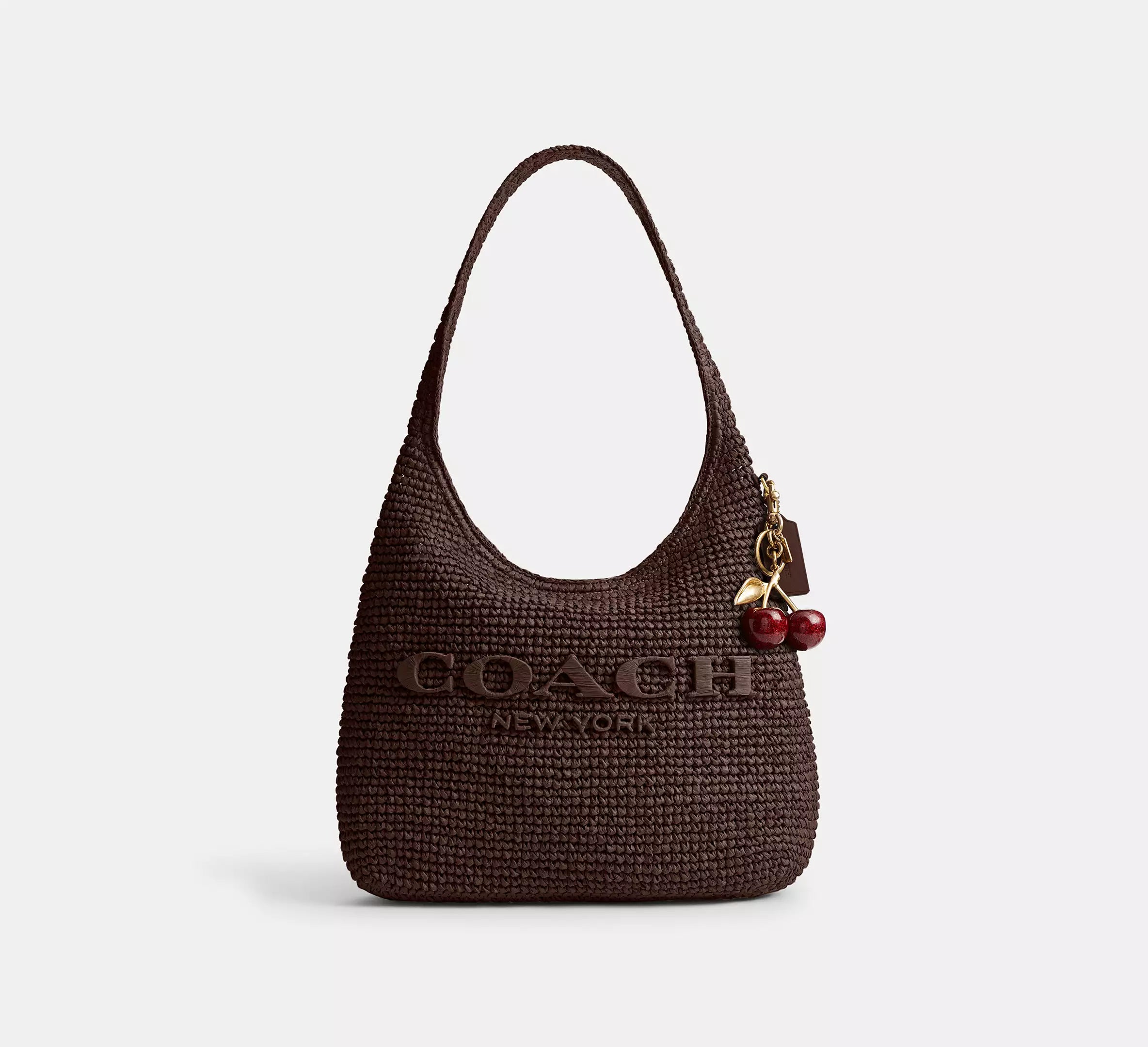 COACH NEW YORK バッグ Coach Brooklyn Shoulder Bag 34 - straw/Brass/Maple – Kanadadan Kapına