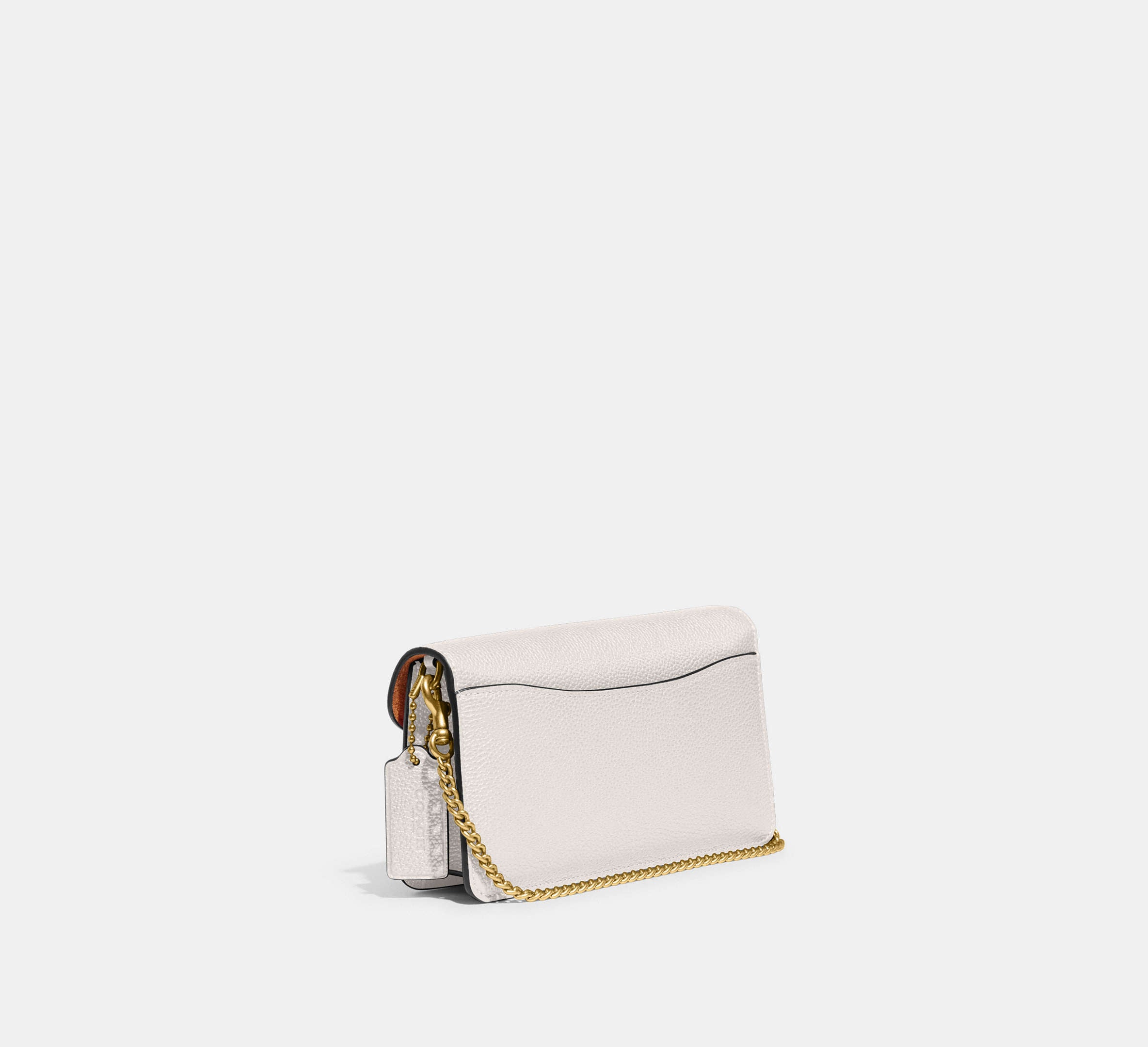 Coach Tabby Chain Clutch - Brass/Chalk