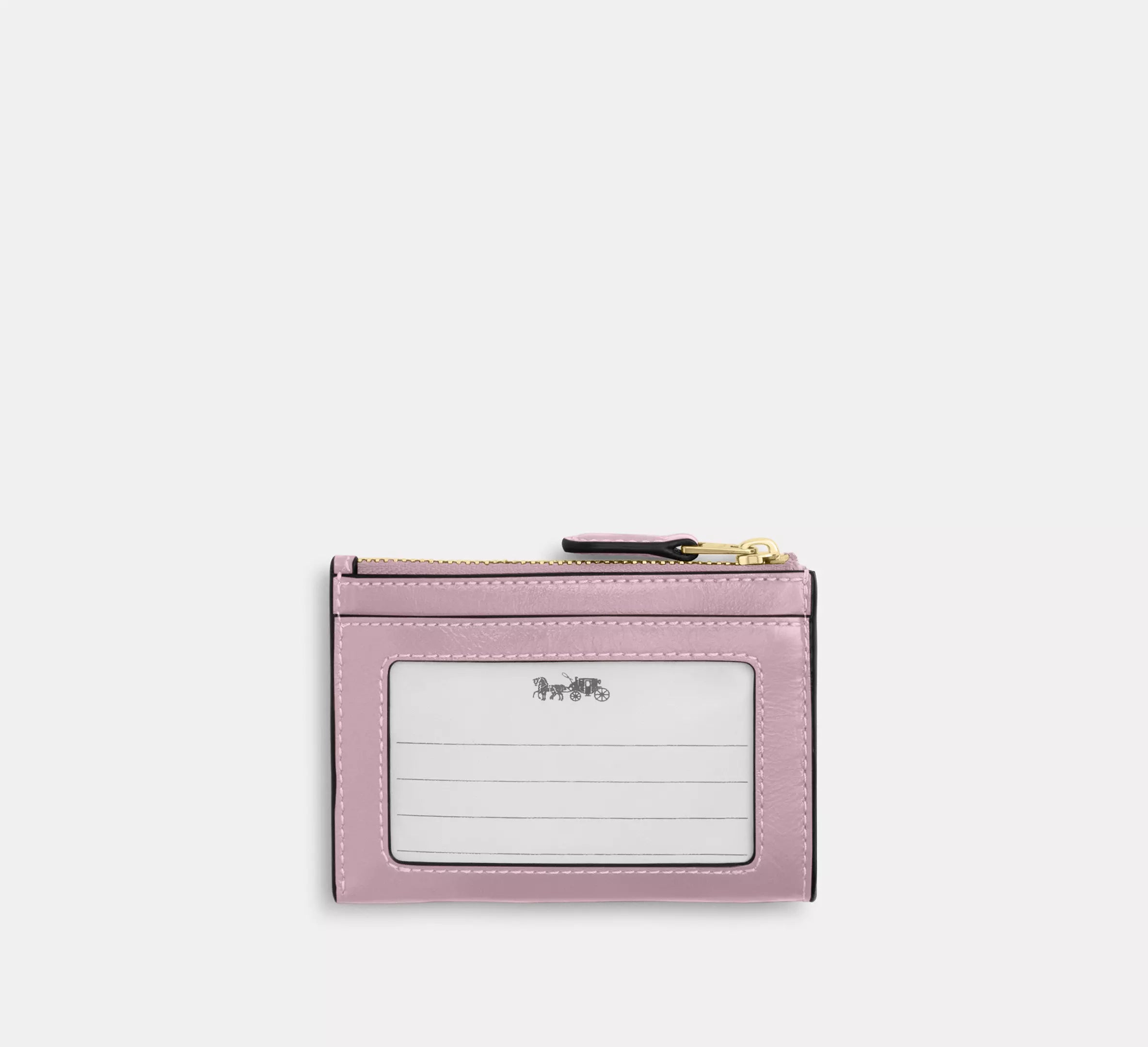 Coach Mini Skinny Id Case -  Gold/Carnation