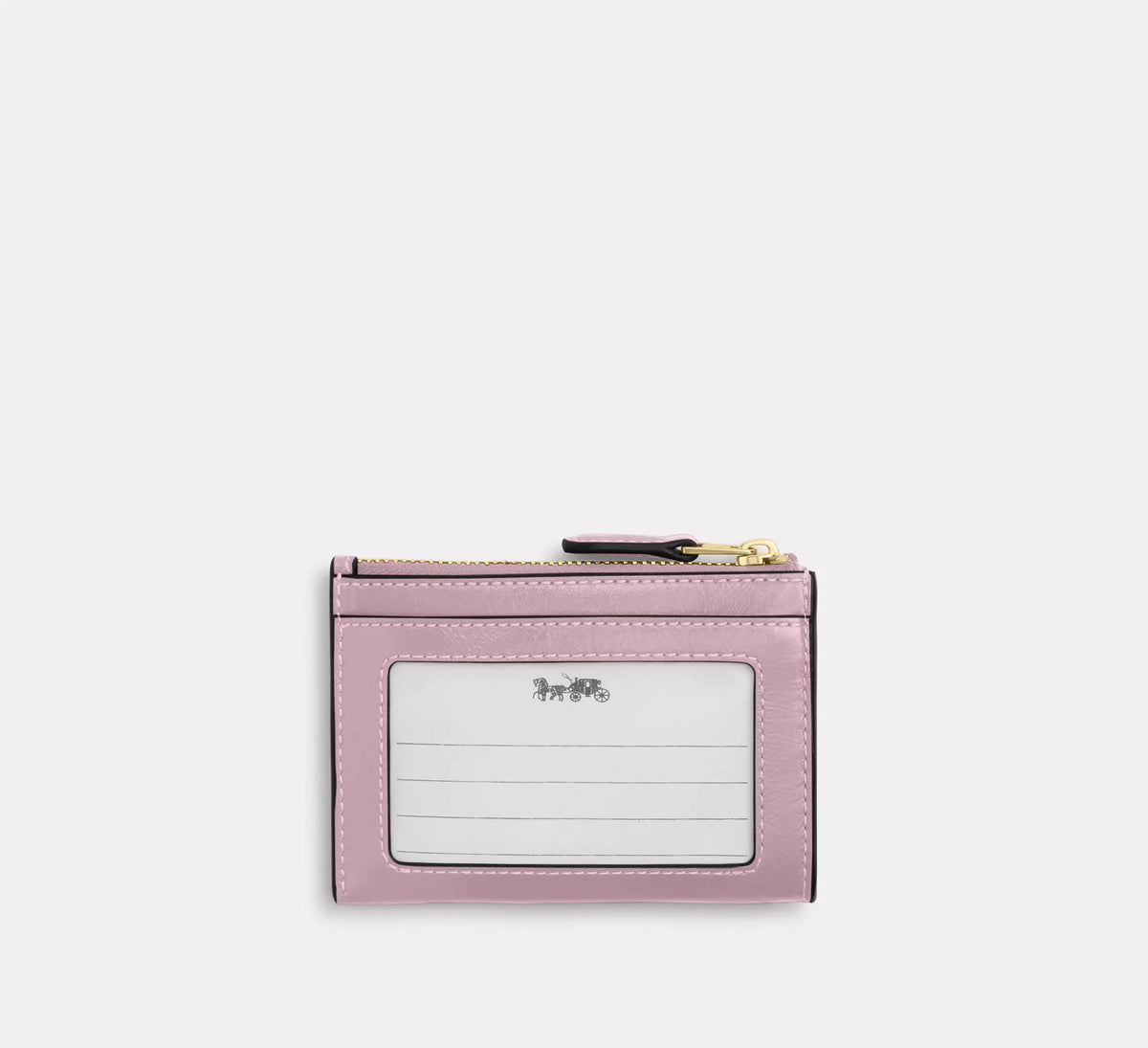 Coach Mini Skinny Id Case -  Gold/Carnation