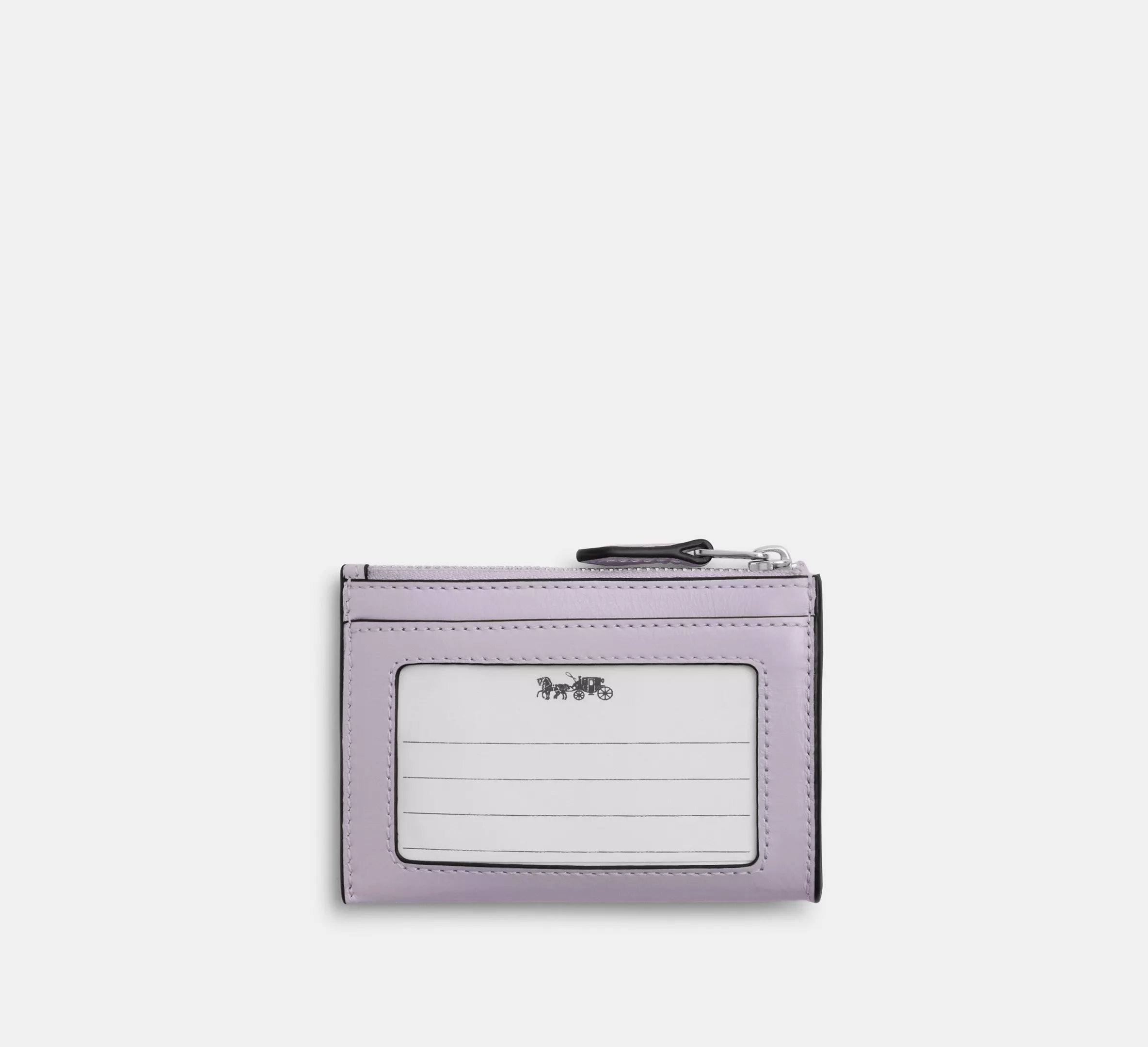 Coach Mini Skinny Id Case -  Silver/Light Amethyst