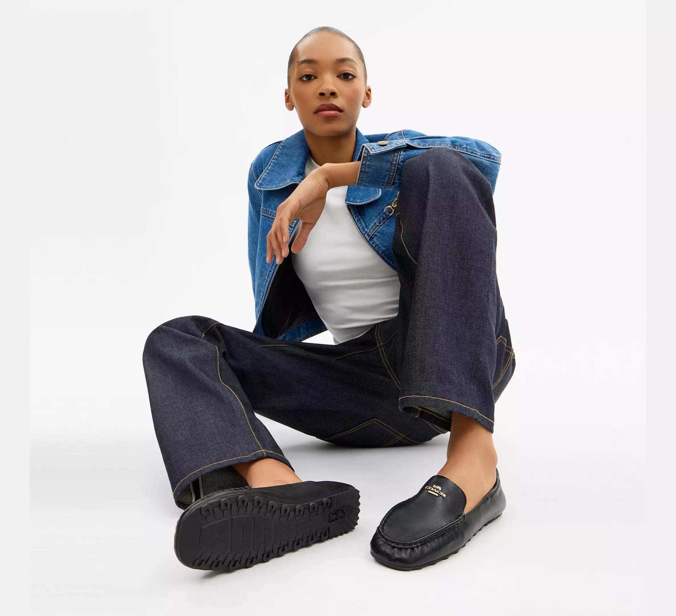 Coach Phoebe Soft Loafer  -  Black