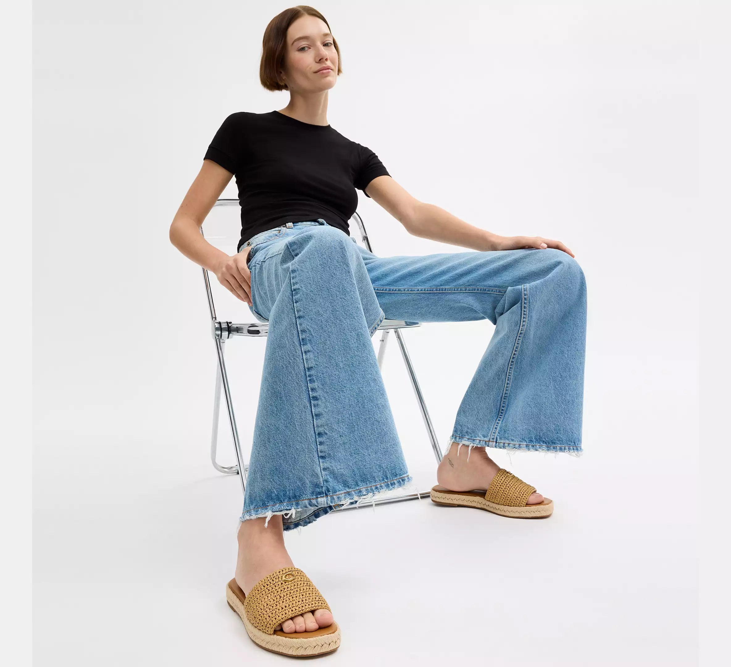 Coach Holly Espadrille Sandal  -   Natural