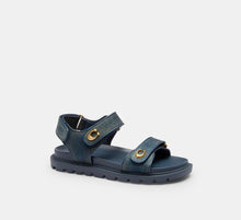 Coach Brynn Sandal In Loved Denim -  Dark Indigo