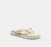 Coach Brynn Thong Sandal  -  Chalk