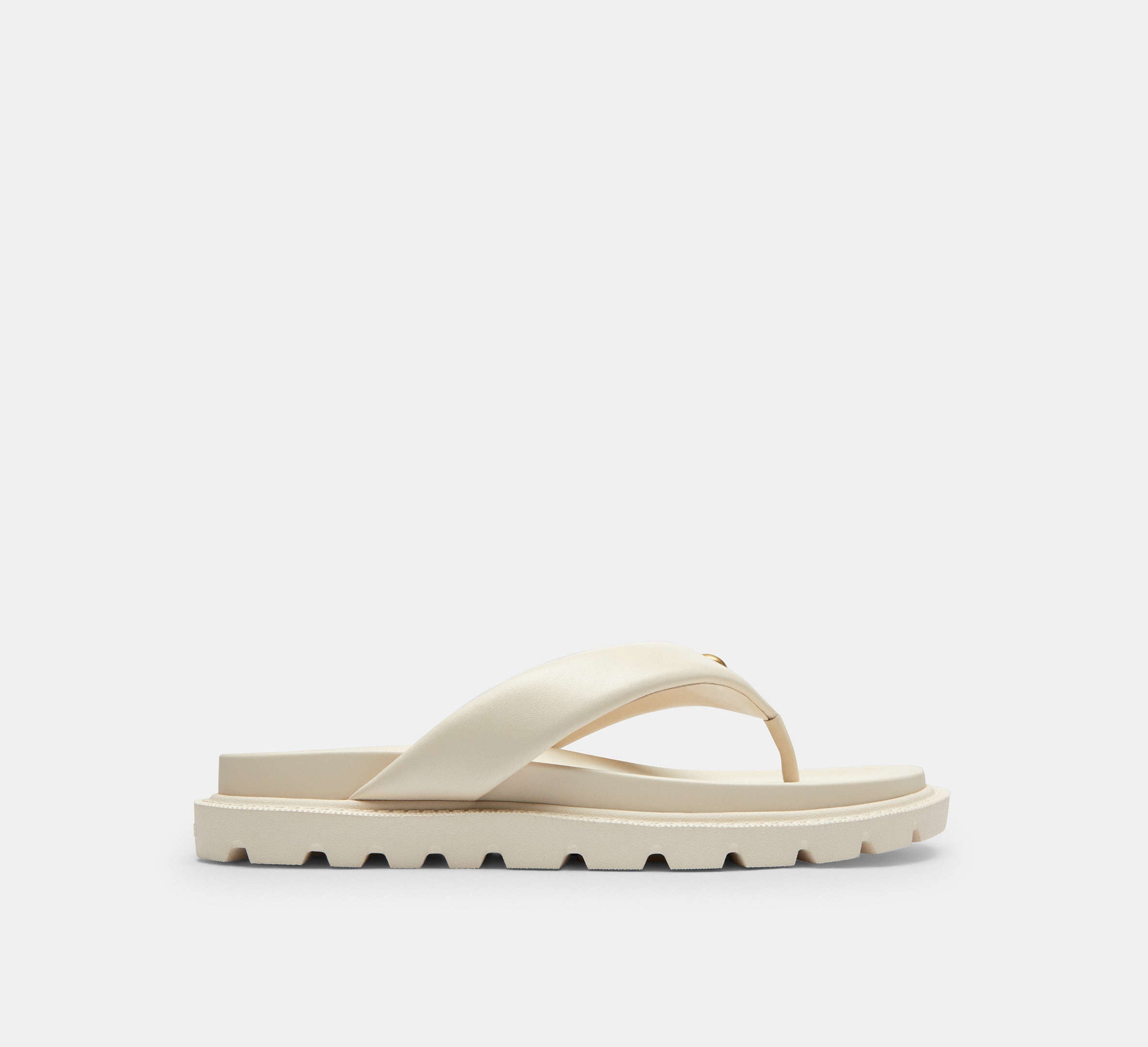Coach Brynn Thong Sandal  -  Chalk