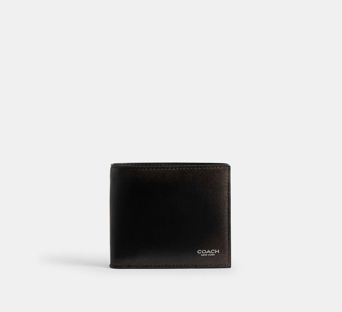 Coach 3-In-1 Wallet In Loved Leather -  Black/Light Tan