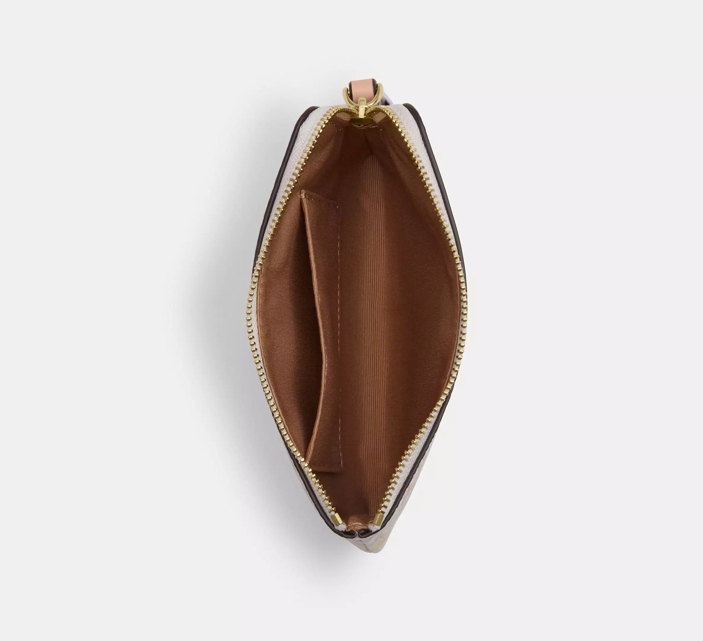 Coach Corner Zip Wristlet In Signature - Gold/Chalk/Pink – Kanadadan Kapına