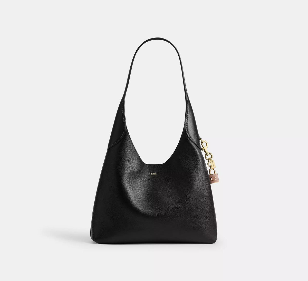 Coach Lock Bag Charm  -  Gold/Carnation