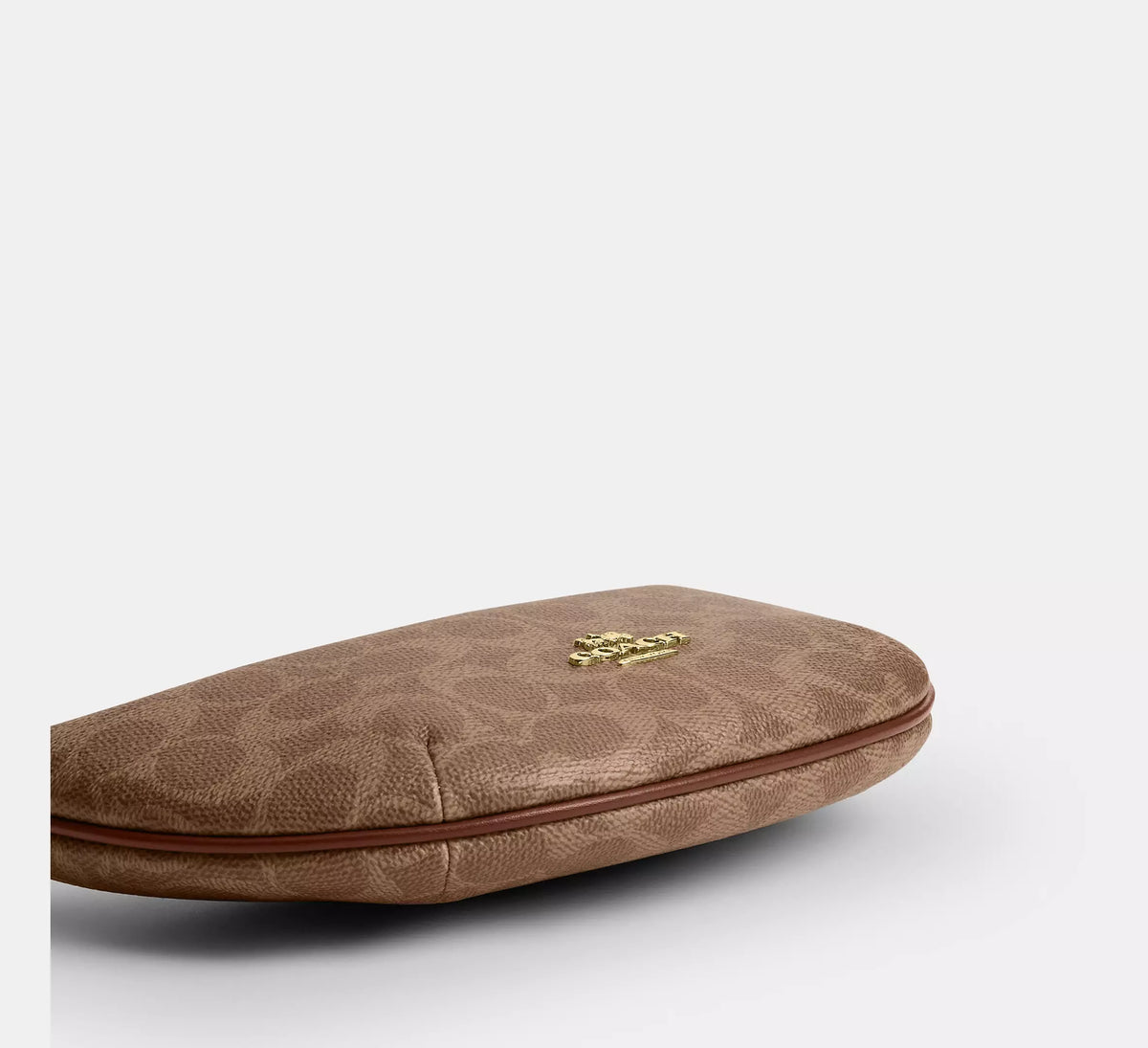 Coach Mini Payton Bag In Signature   -  Gold/Tan/Brown - Hemen Teslimde