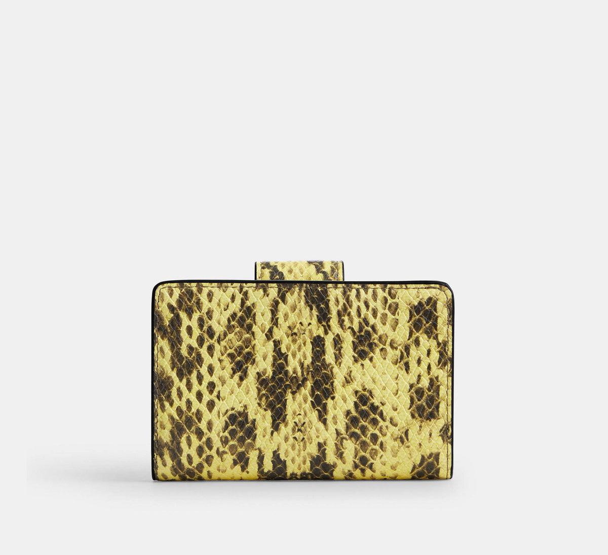 Coach Medium Corner Zip Wallet  -  Gold/Yellow