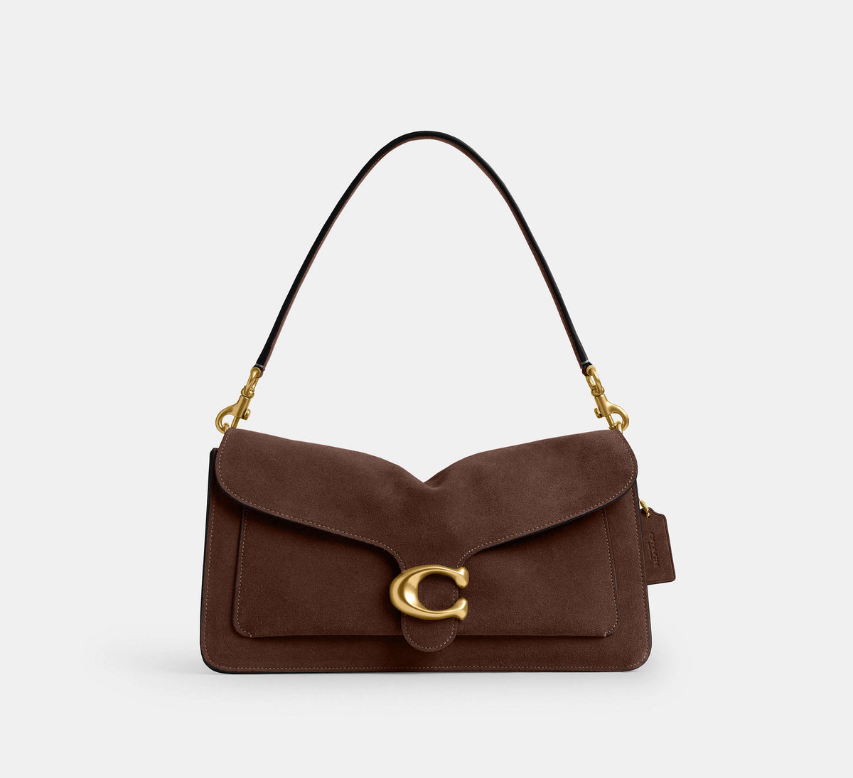 Coach Tabby Shoulder Bag 36 -  Brass/Dark Chocolate