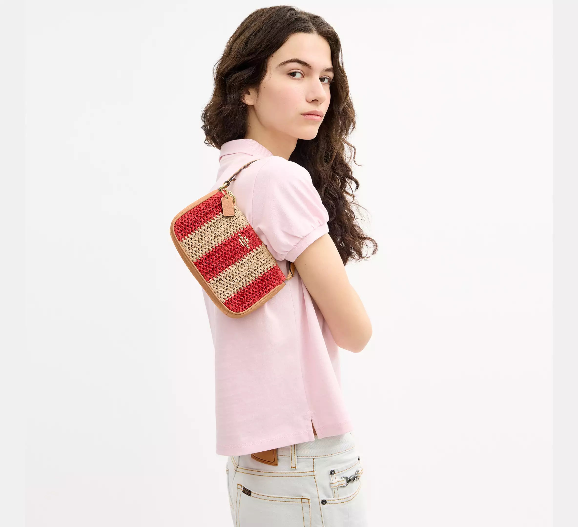 Coach Nolita 19 - straw/Gold/Red/Tan