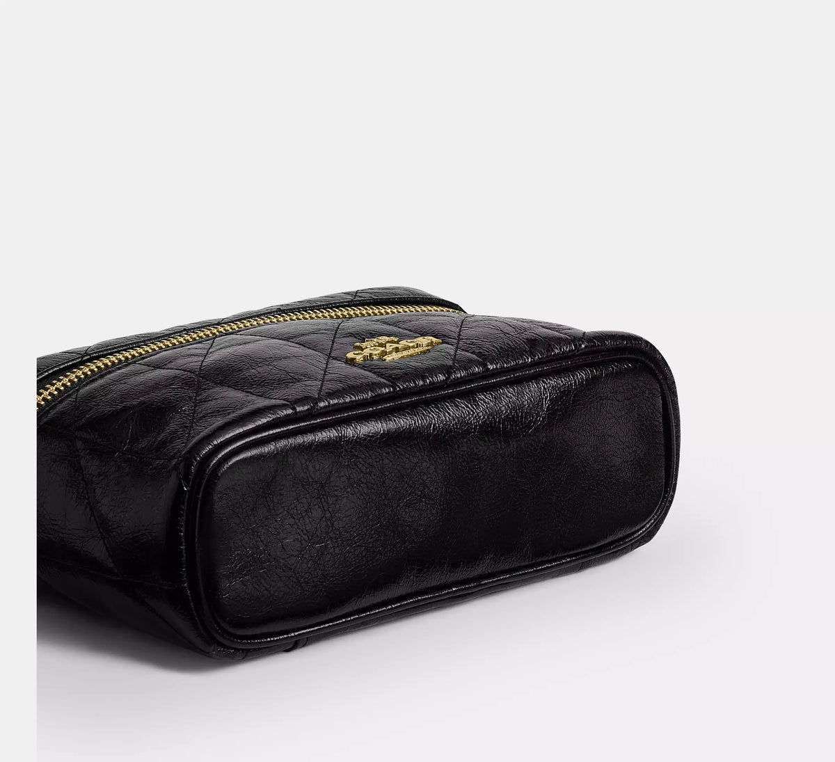 Coach Rainer Crossbody Bag 18 With Quilting  -  Gold/Black
