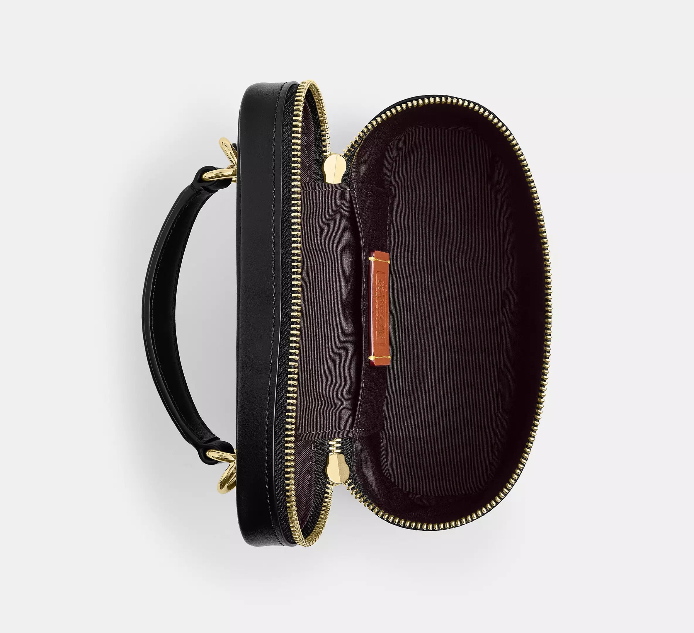 Coach Rainer Crossbody Bag 18 In Signature - Gold/Walnut/Black ...