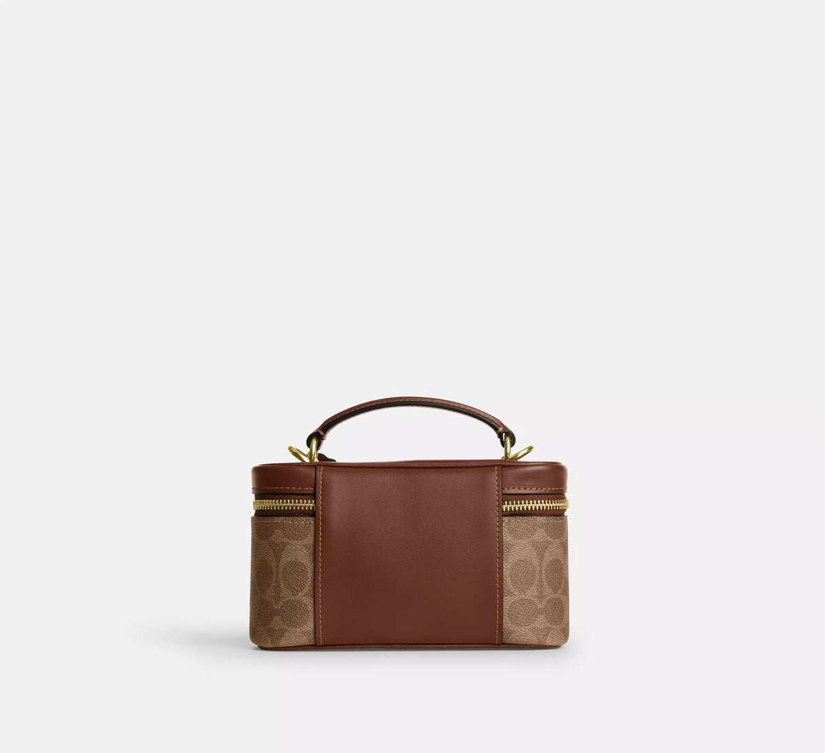 Coach Rainer Crossbody Bag 18 In Signature  -  Gold/Tan/Brown
