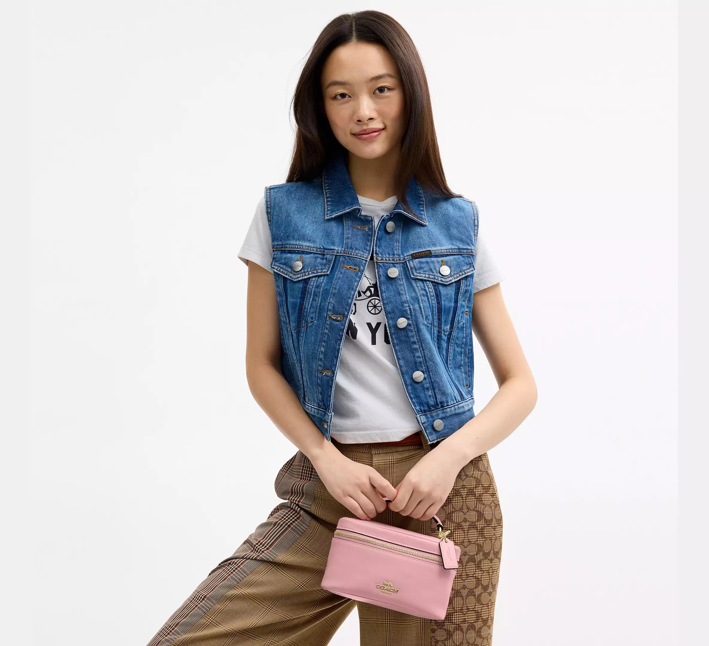 Coach Rainer Crossbody Bag 18 - Gold/Soft Pink – Kanadadan Kapına