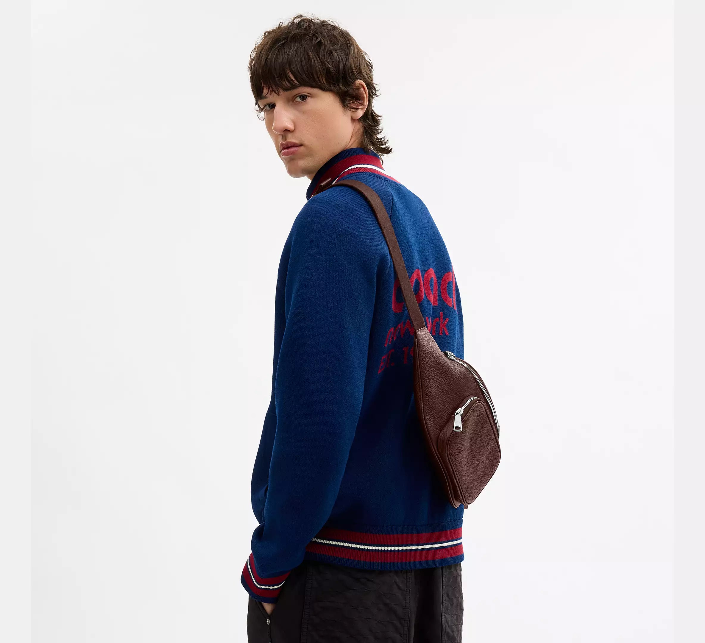 Coach Travis Belt Bag 35  -  Silver/Maple